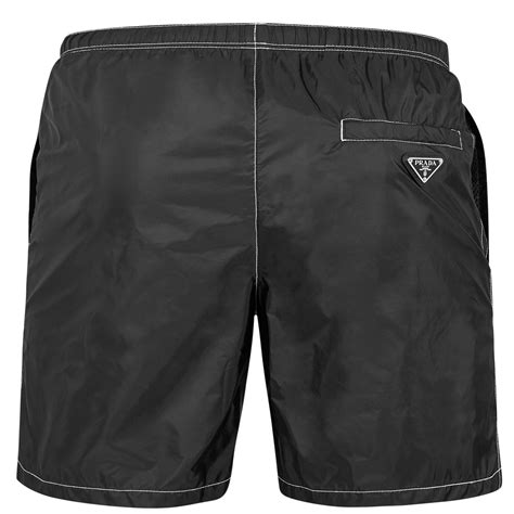 prada nylon swim shorts